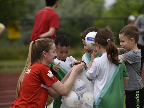 Our Summer Camp Ball Pickup Exercise